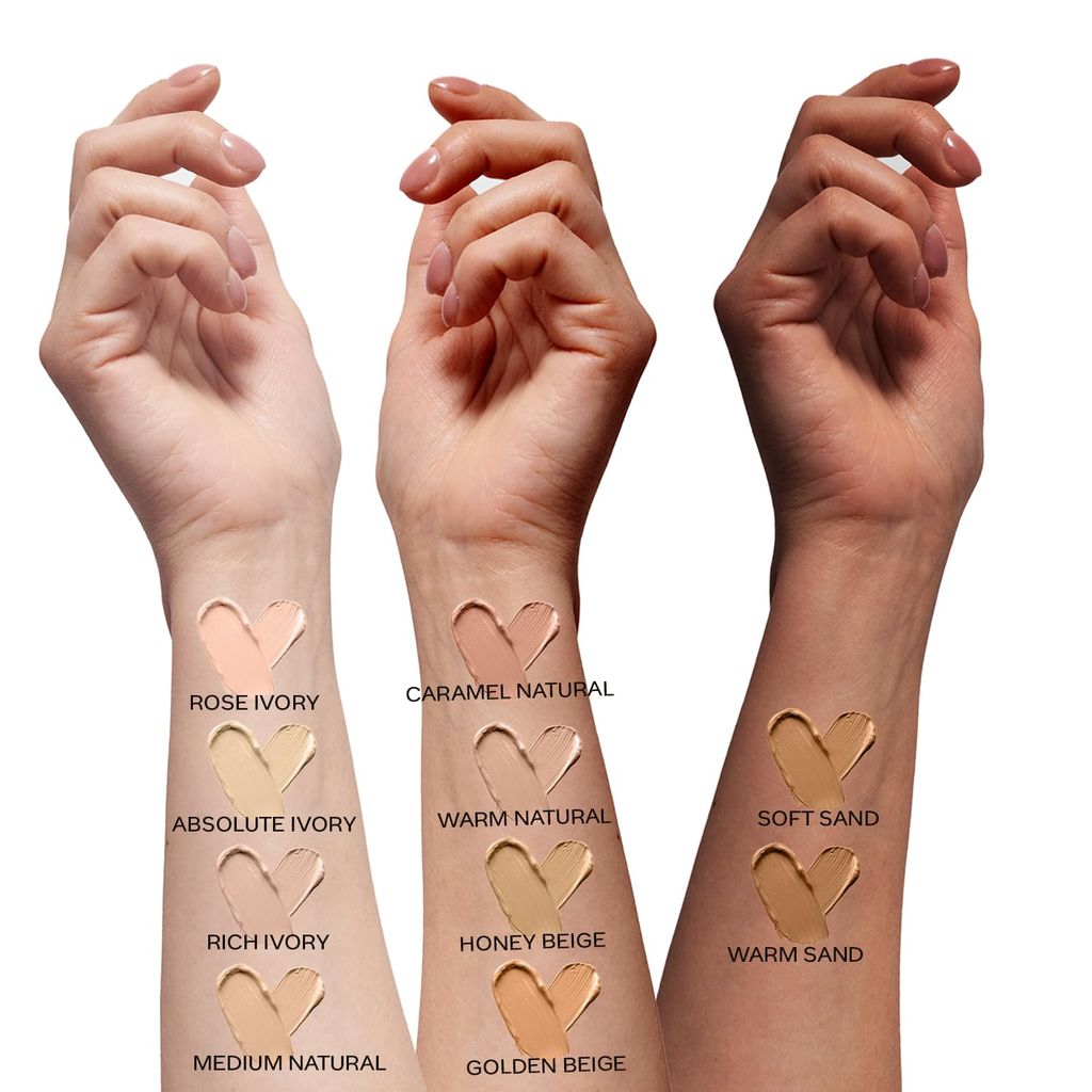 FACESCANADA All Day Hydra Matte Foundation | 3-In-1 Foundation + Moisturizer + SPF 30 | 24 HR Aloe Hydration & Vitamin C | 10HR Long Wear | Medium To High Buildable Coverage | Rich Ivory | 25ml