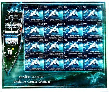Shobhaphila's Indian Coast Guard Sheetlets 2008 ( set of 5 )
