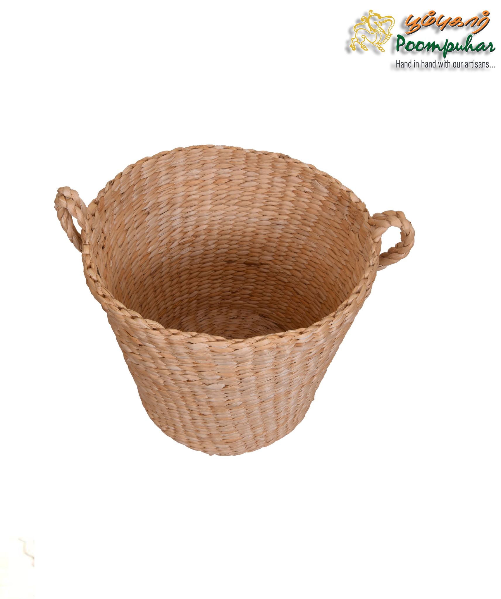 BANANA FIBER POTTANIKKAL BASKAT  L-16CM,H-10CM