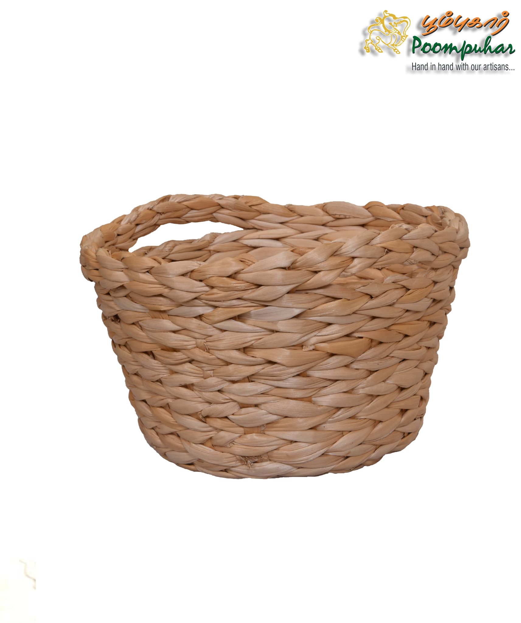 BANANA FIBER FRUIT BASKAT L-18CM,H-16CM