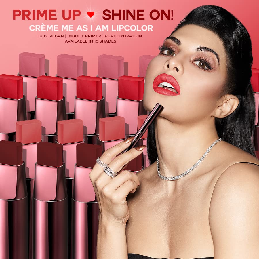 COLORBAR CRÈME (LIPSTICK) LIPCOLOR PRIME AND SHINE (QUICKY 001) 0.8 g.