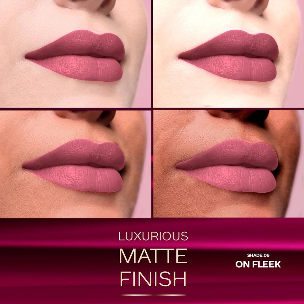 FACESCANADA Comfy Matte Lip Crayon - On Fleek 06, 2.8g