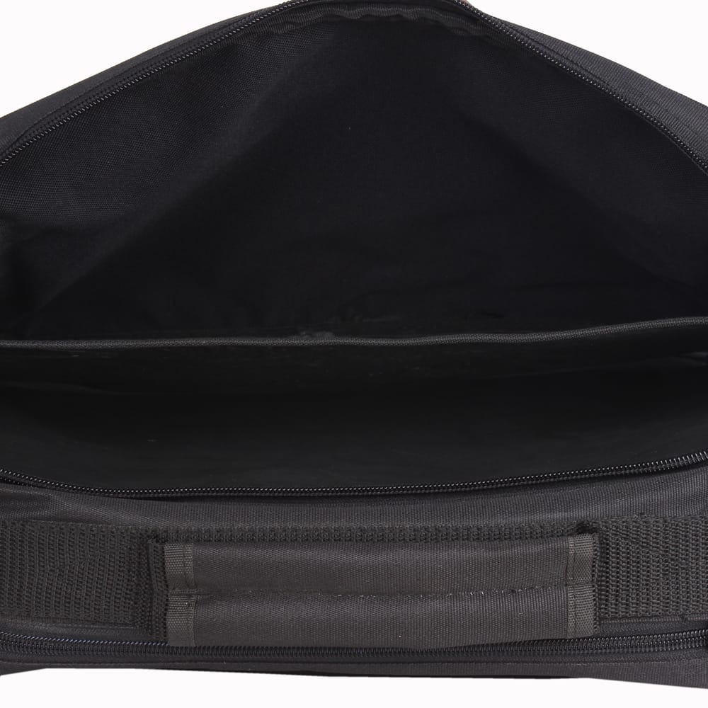 Walletsnbags Black Multi pocket Messenger office bag 16 Liter