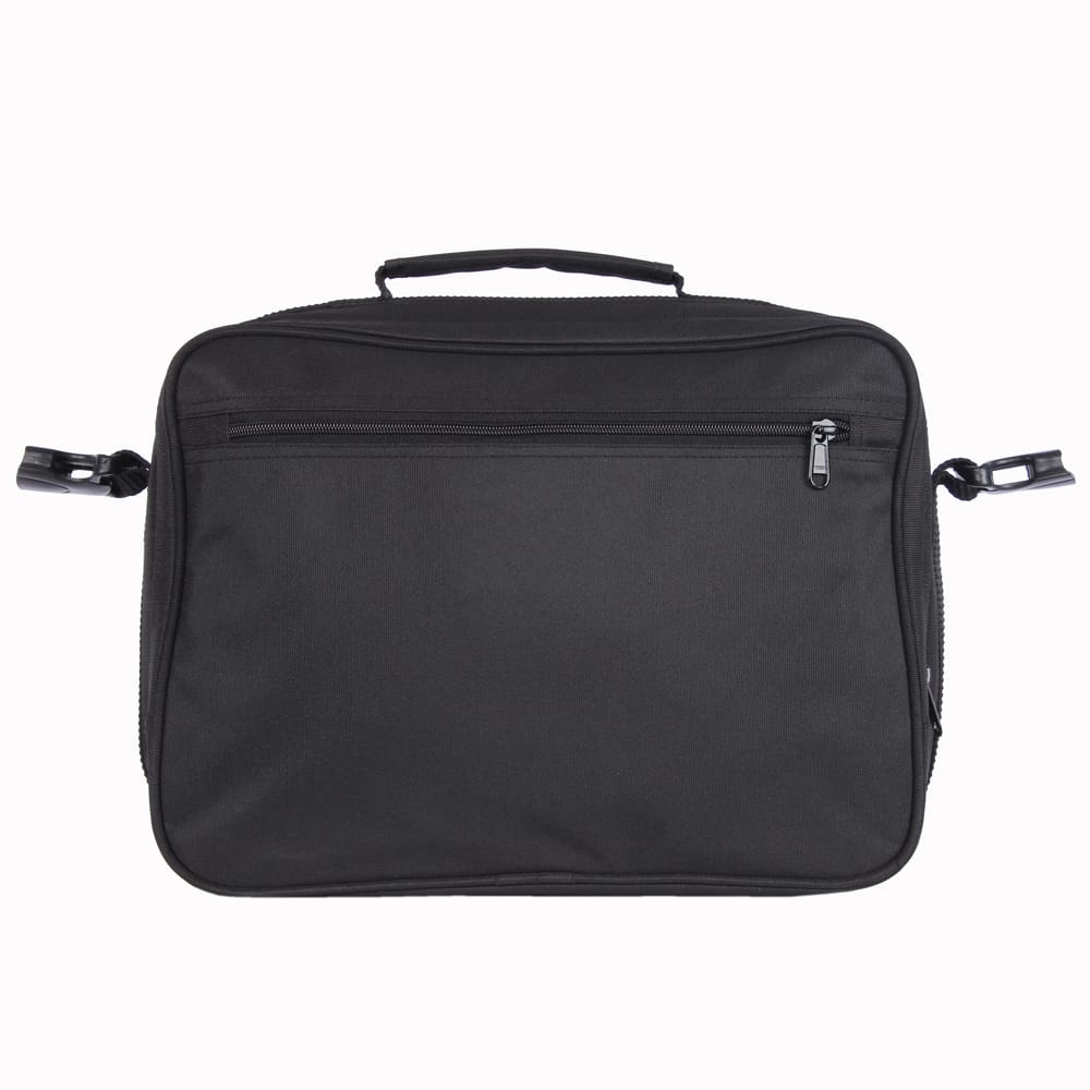 Walletsnbags Black Multi pocket Messenger office bag 16 Liter