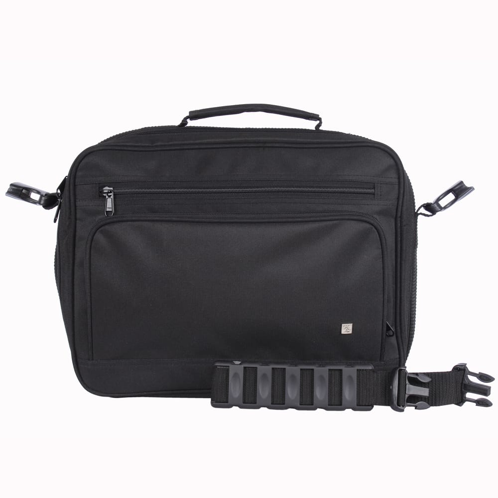 Walletsnbags Black Multi pocket Messenger office bag 16 Liter