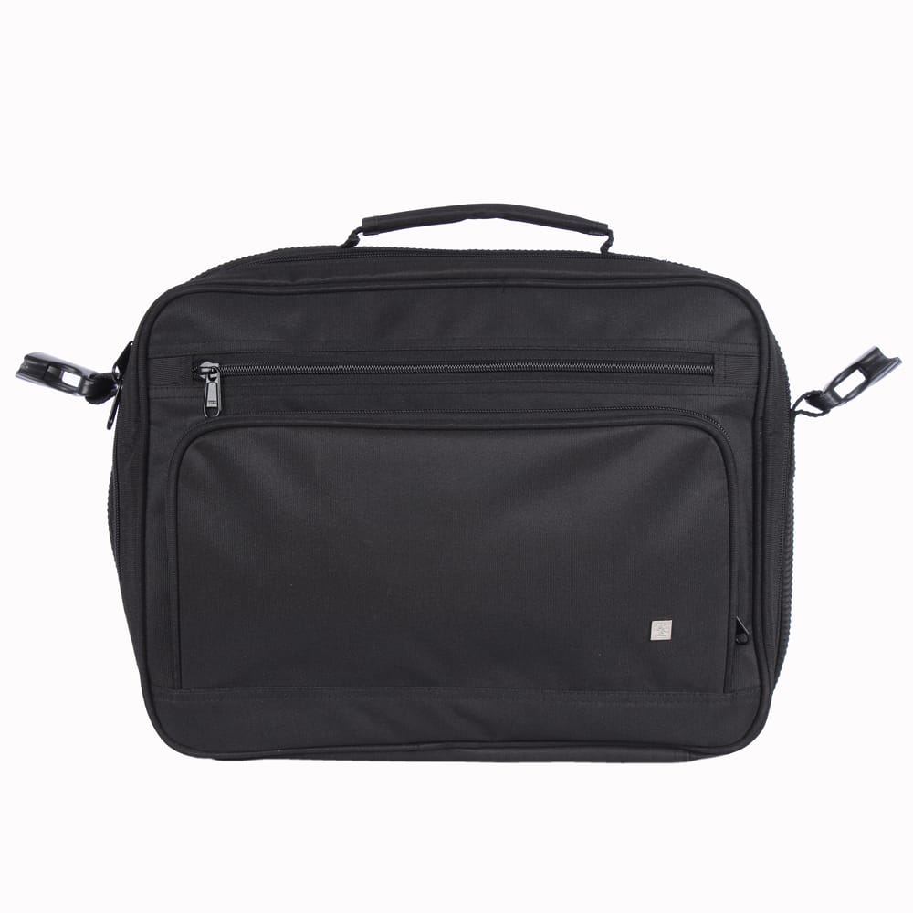 Walletsnbags Black Multi pocket Messenger office bag 16 Liter