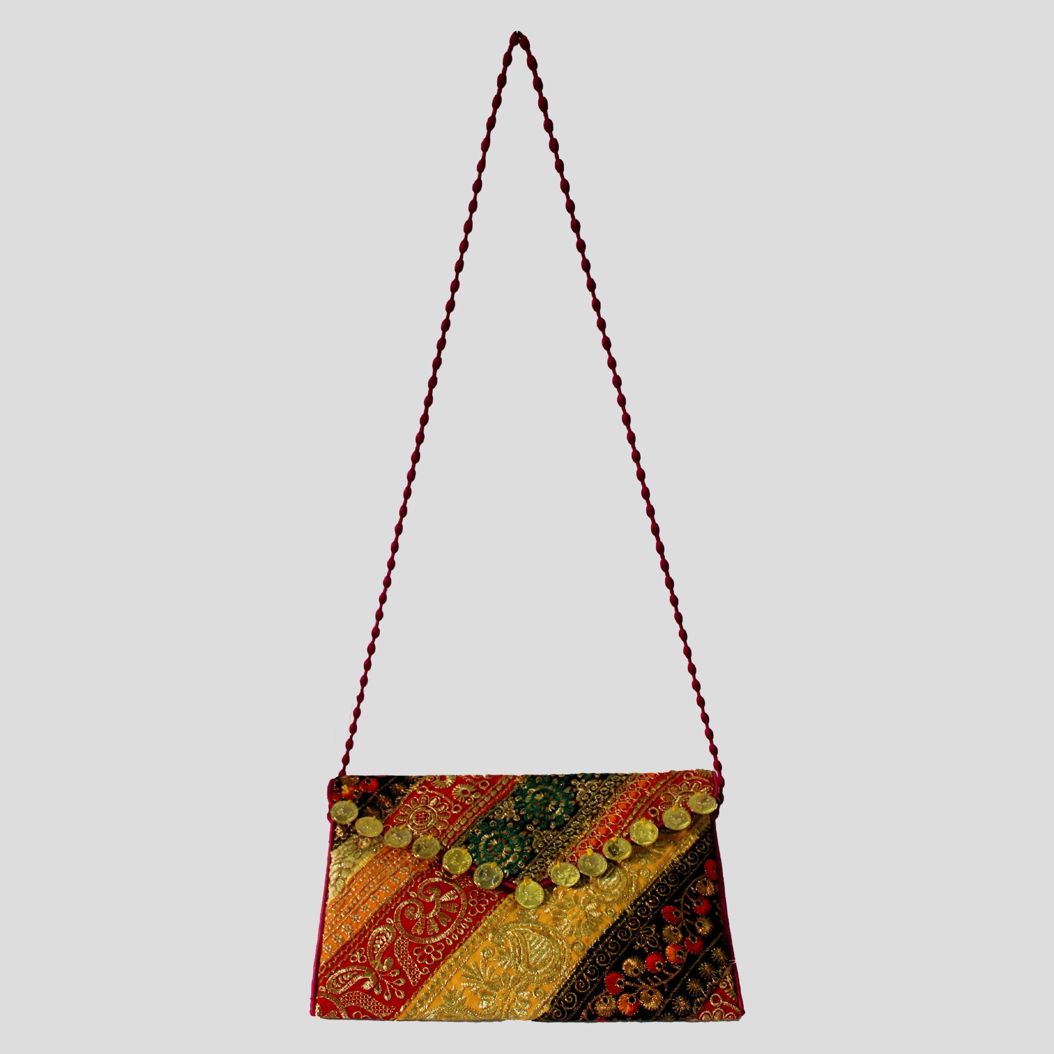 Tribes India Handmade Antique Coin Purse : G&A(Padhar) GJ