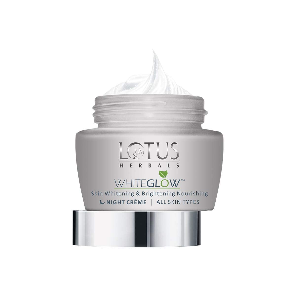 Lotus Herbals Cream, White Glow Skin Whitening And Brightening Nourishing Night Creme | 60G