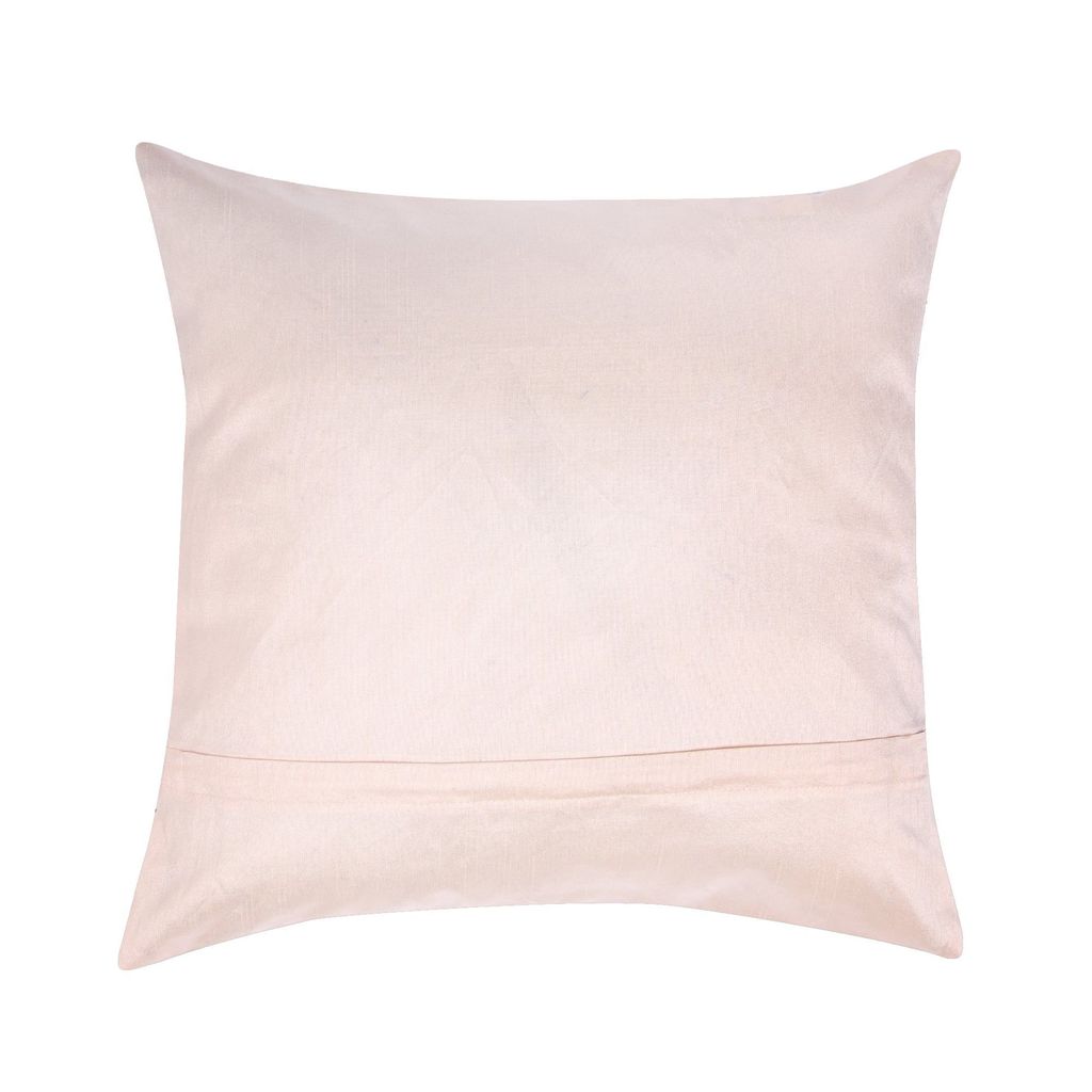 Golden Hues Crushed Velvet Cushion Cover (Golden Bronze, 12 x 12 inches)