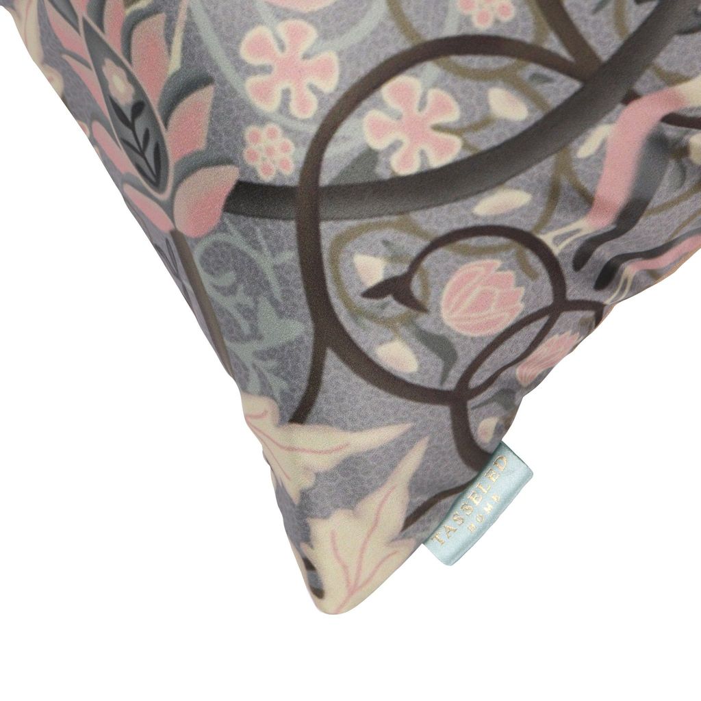 Olive Flower Crushed Velvet Cushion Cover (Colour: Bronze Size: 16 inch x 16 inch (40cm X 40cm))