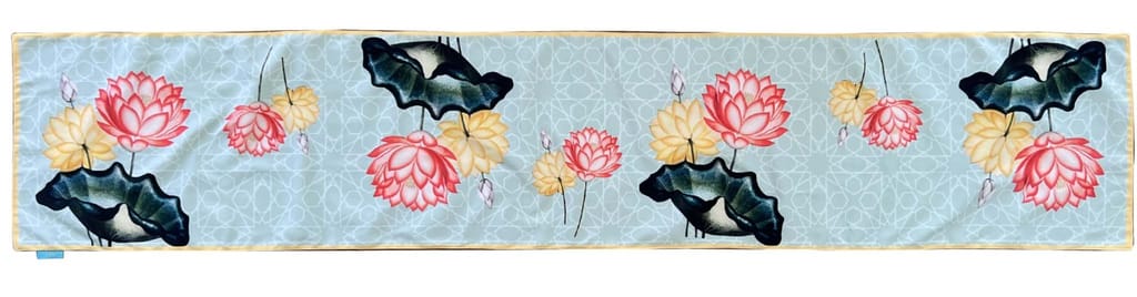 Lattice Lotus Table Runner (13in x 58in or 13in x 72in)