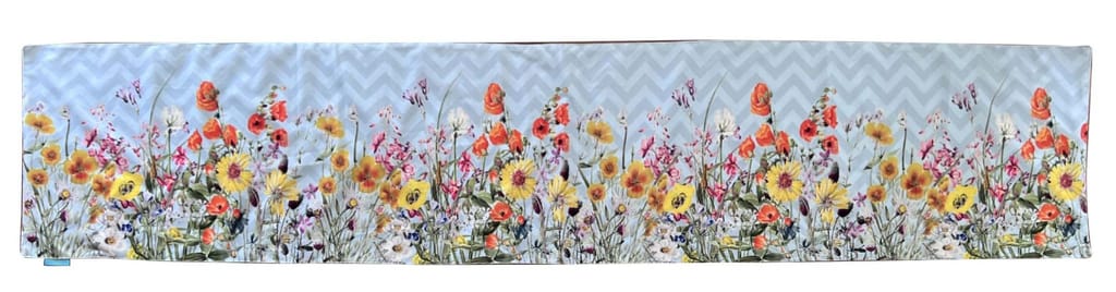 Zigzag Floral Table Runner (13in x 58in or 13in x 72in)