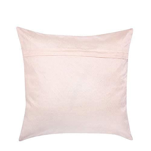 Twig Palm Crushed Velvet Cushion Cover (Multicolour, 20x20in (50cm x 50cm))