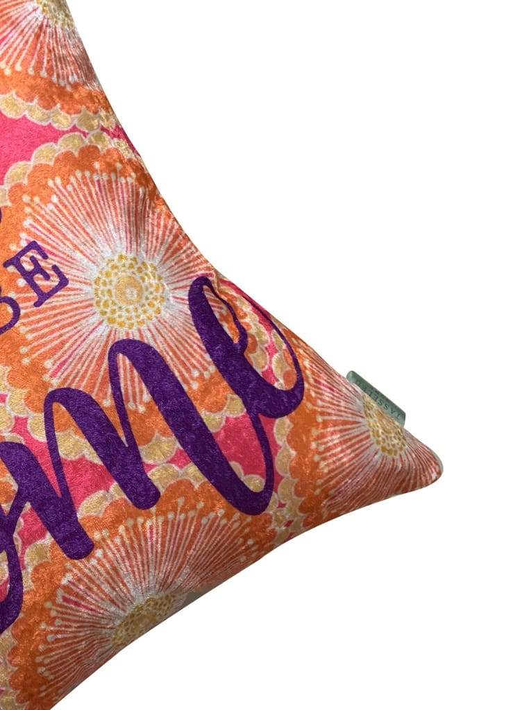 Good Home Modern Chic Designer Velvet Cushion Cover (Red, 16x16in (40cm x 40cm))