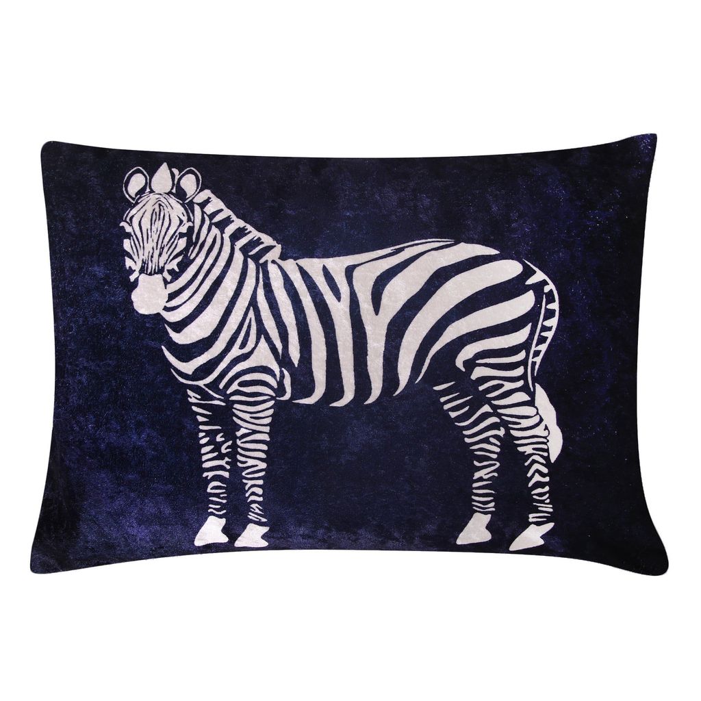 Delft 7 Fabric Cushion Cover Set (Blue and White, 6 -16 x 16 Inch, 1 -18 x12 Inch)