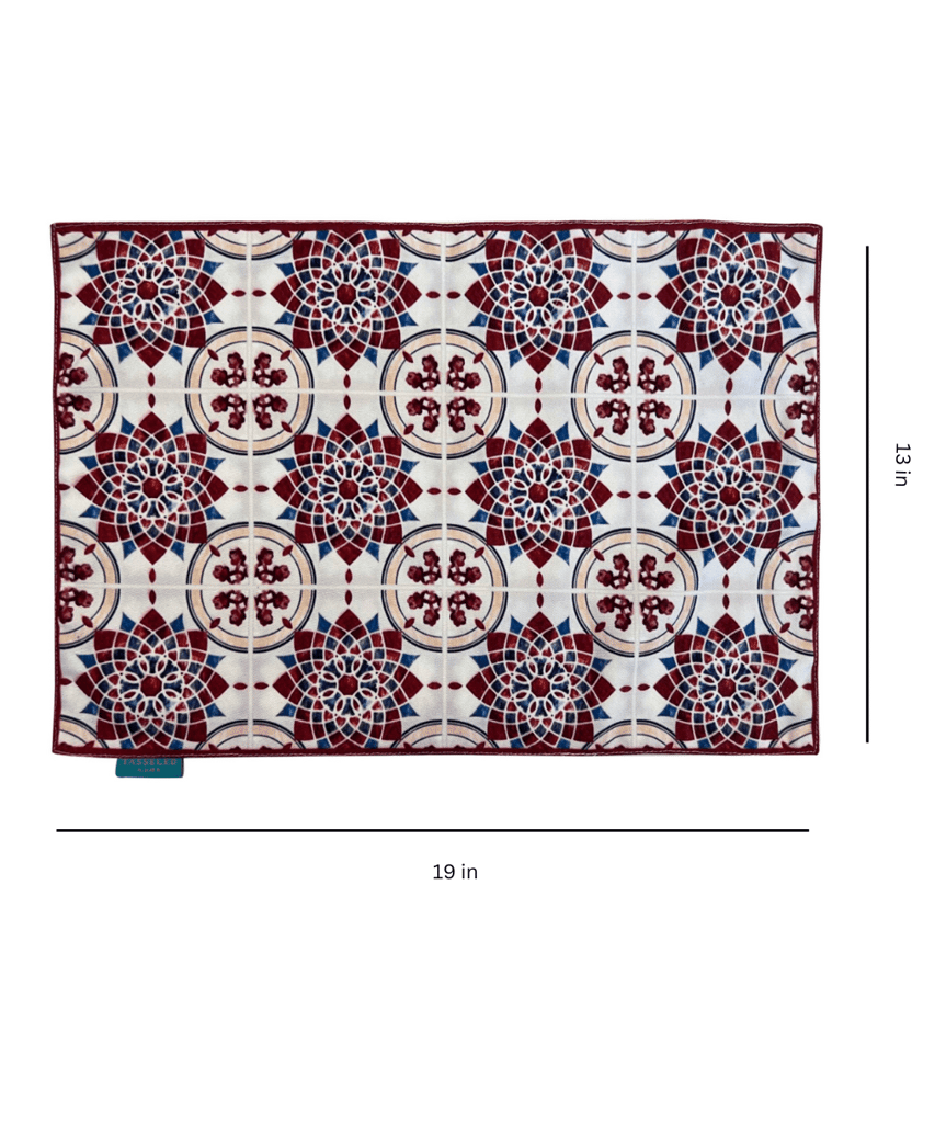 Multicolor Tile Placemat (Set of 4 & 6)