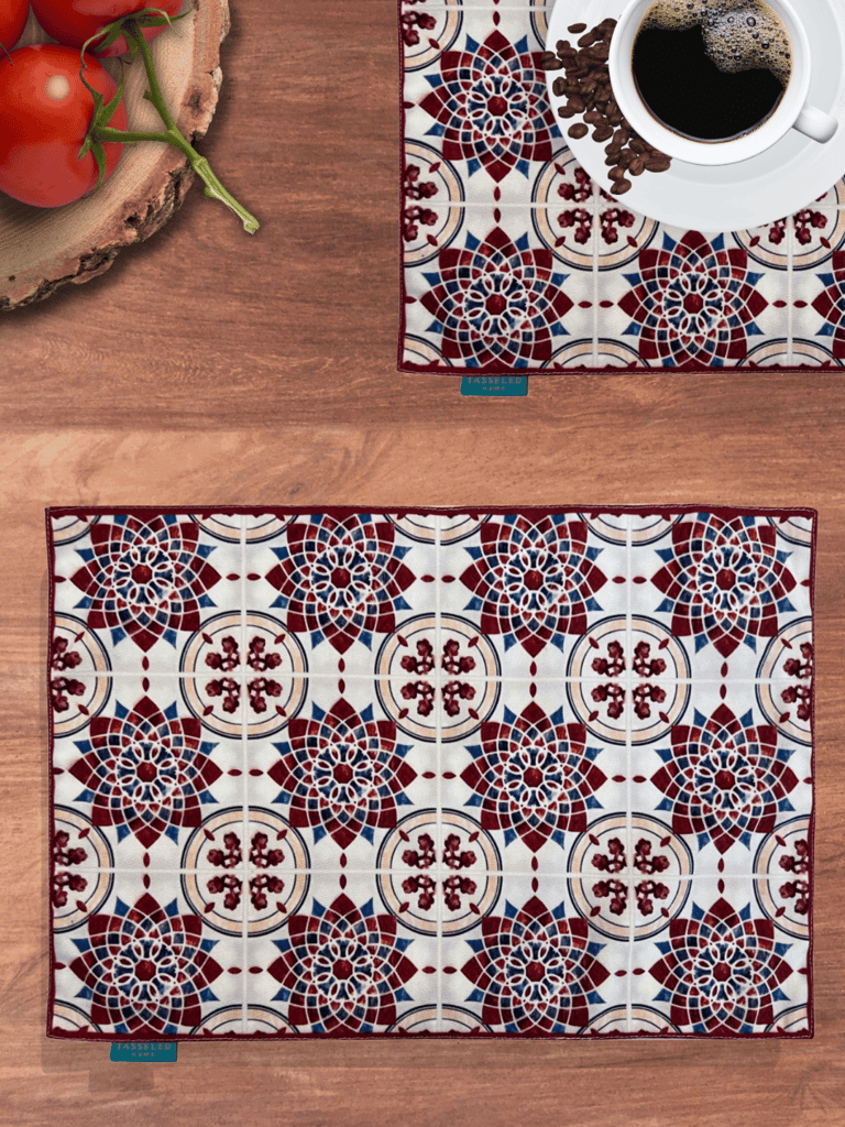 Multicolor Tile Placemat (Set of 4 & 6)