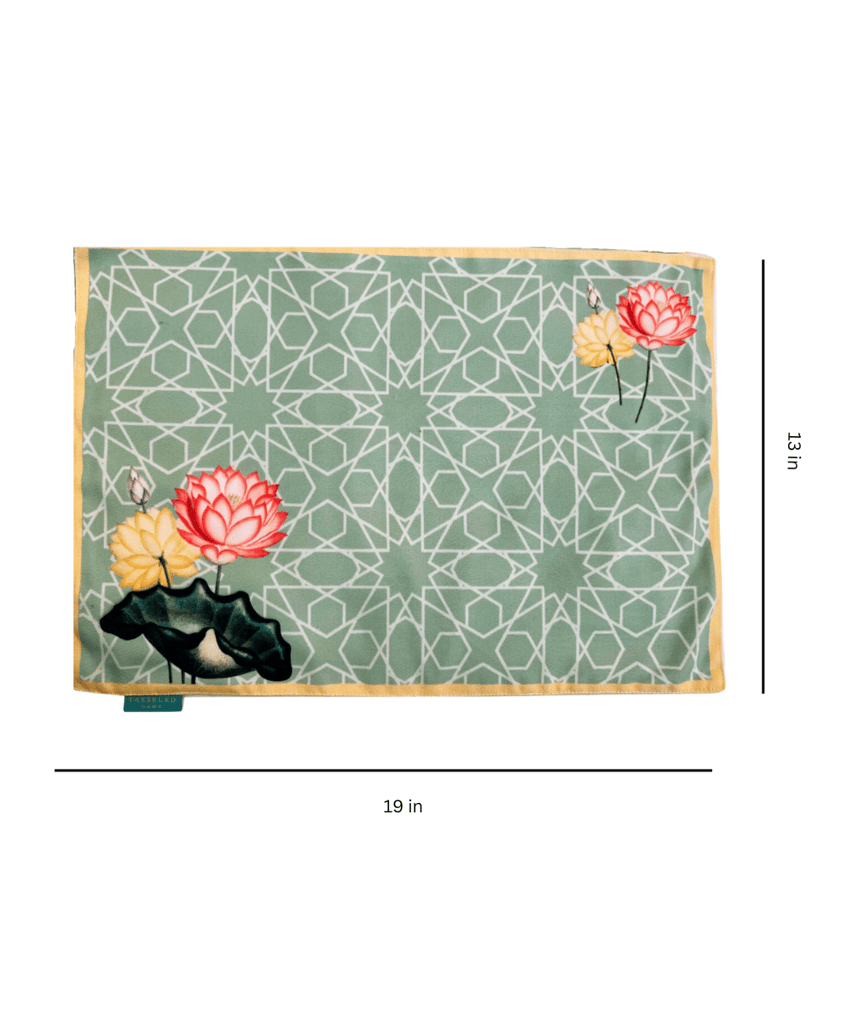 Lattice Lotus Placemat (Set of 4 & 6)