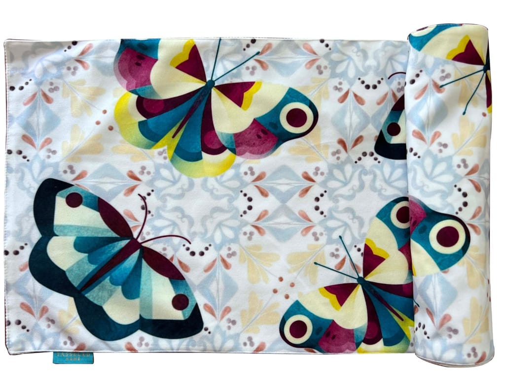Ecstasy butterfly Table Runner (13in x 58in or 13in x 72in)