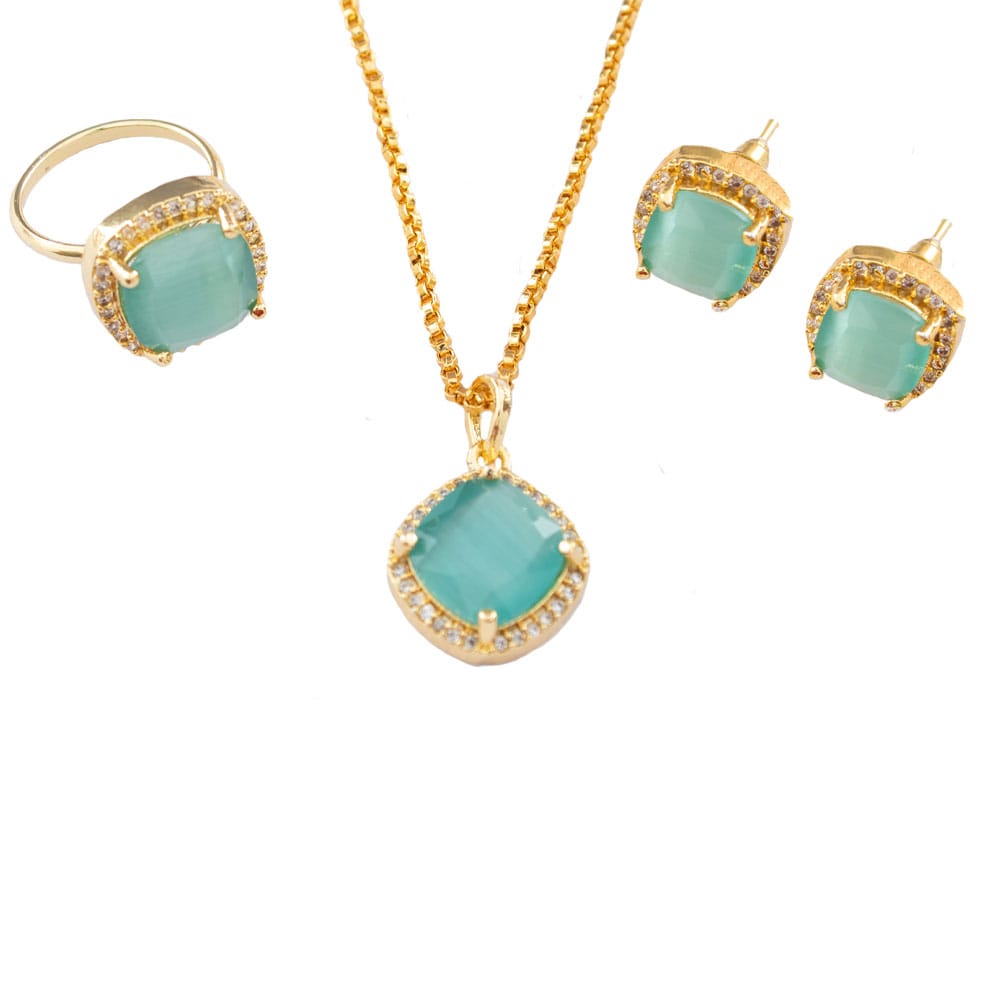 Jeweelery combo set | Mint colour combo set | Combo for girls & women