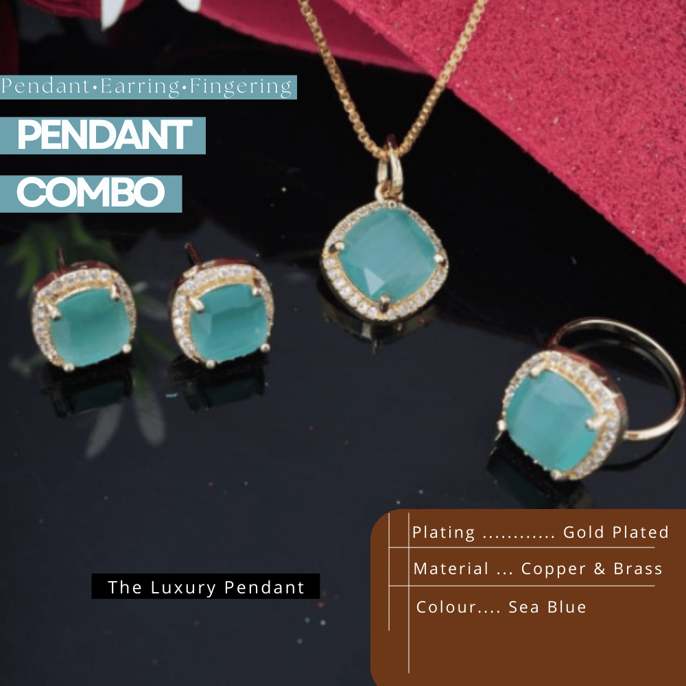 Jeweelery combo set | Mint colour combo set | Combo for girls & women