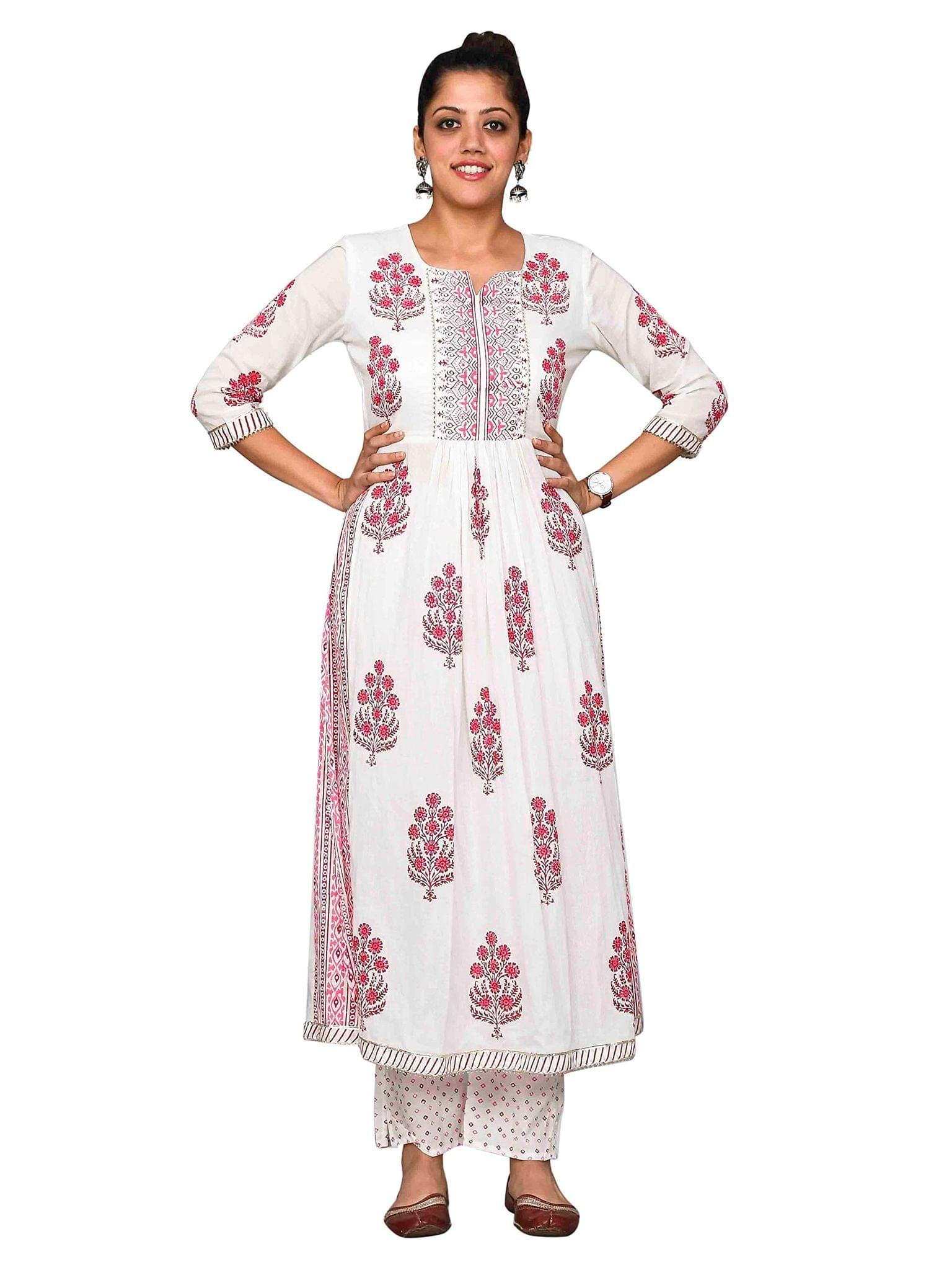 SHOOLIN Mulmul Cotton Dress for Women