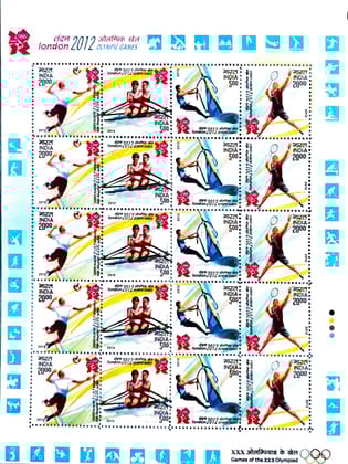 Shobhaphila's London Olympic Games Sheetlets 2012 ( set of 5)