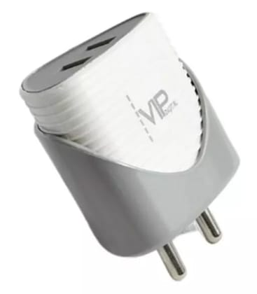 VIP USB CHARGER WITH 2 USB PORT & MICRO USB CABLE 3.4A VD-220