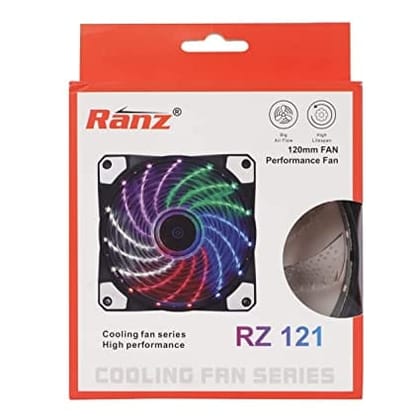 RANZ RZ-121 RGB PC CABINET COOLING FAN
