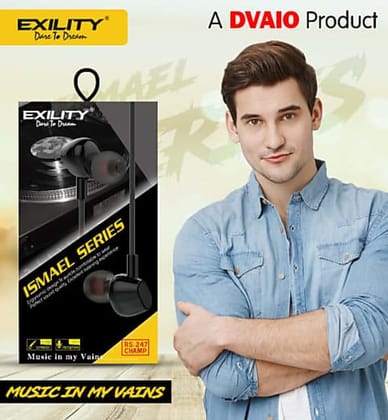 EXILITY RS-247 CHAMP WIRED HEADPHONE