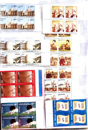 Shobhaphila's  Block of 4 Year Pack Stamps 2013 (58 nos.)