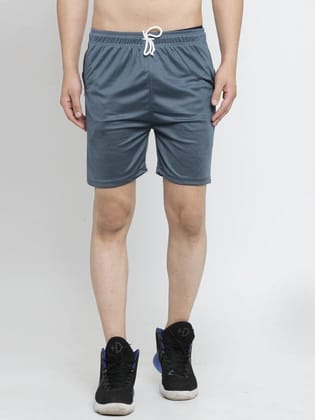 Rodamo  Men Grey Dry Fit Shorts