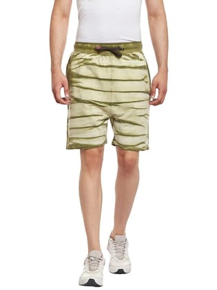 Rodamo Men Green Slim Fit Shorts