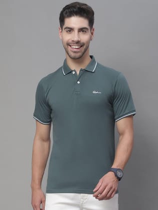 Rodamo Polo Collar Slim Fit Cotton T-Shirt
