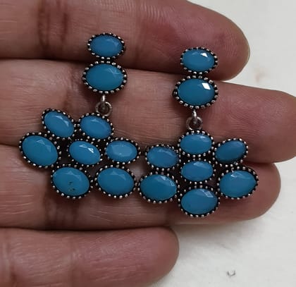 Glamvila Light Blue Stones Set