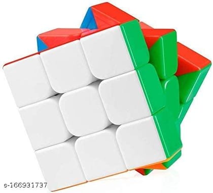 Rubik cube || Premium High Speed Cube 3x3x3 I Brain Puzzle game for kids and adults I Stickerless Rubiks I Super Smooth Qube Rubik Cubes