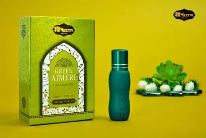 MEENA Green Ajmeri Floral Attar (Floral)