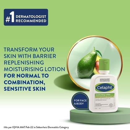 Cetaphil Moisturising Lotion For Dry To Normal Sensitive Skin 100ml