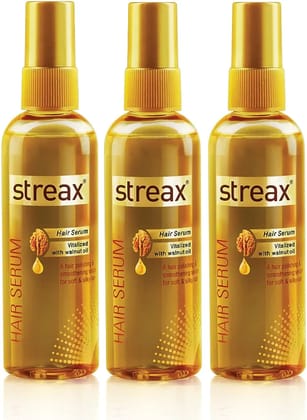 Streax Walnut Hair Serum, 100 ml (Pack of 3)