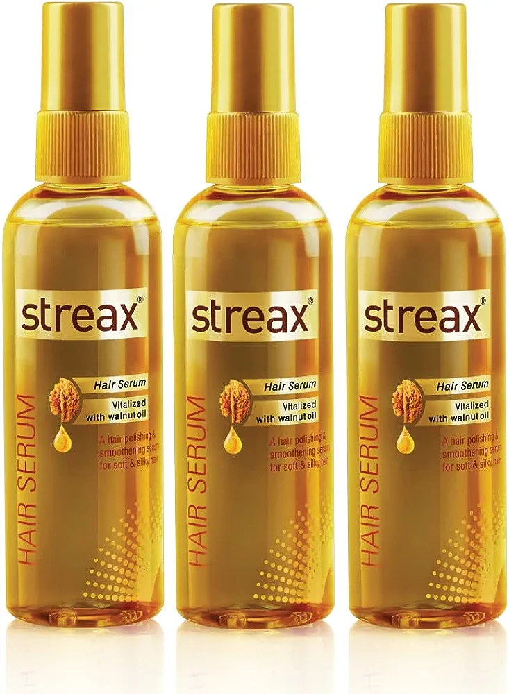 Streax Walnut Hair Serum, 100 ml (Pack of 3)