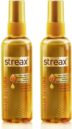 Streax Hair Serum for Women & Men | Contains Walnut Oil | Instant Shine & Smoothness
