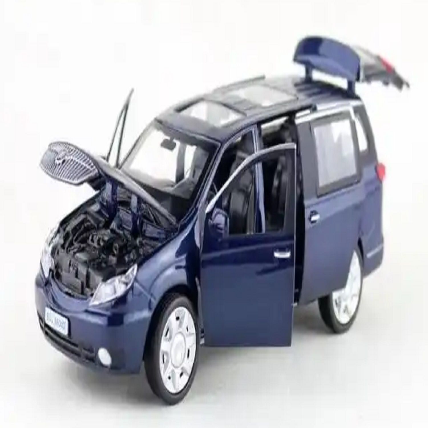 KTRS ENTERPRISE 1:32 Scale For Bick GL8 MPV Toy Car Proswon Diecast Vehicle Model Pull Back Sound & Light Educational Collection Gift For Children Famous Car Model