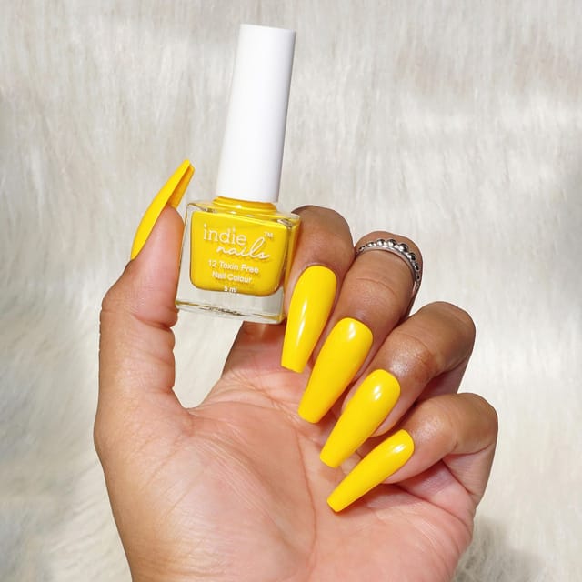 Color Fx Perfect Pastel Glossy Finish Nail Polish - 164 Bumble Bee Yellow  (9ml)