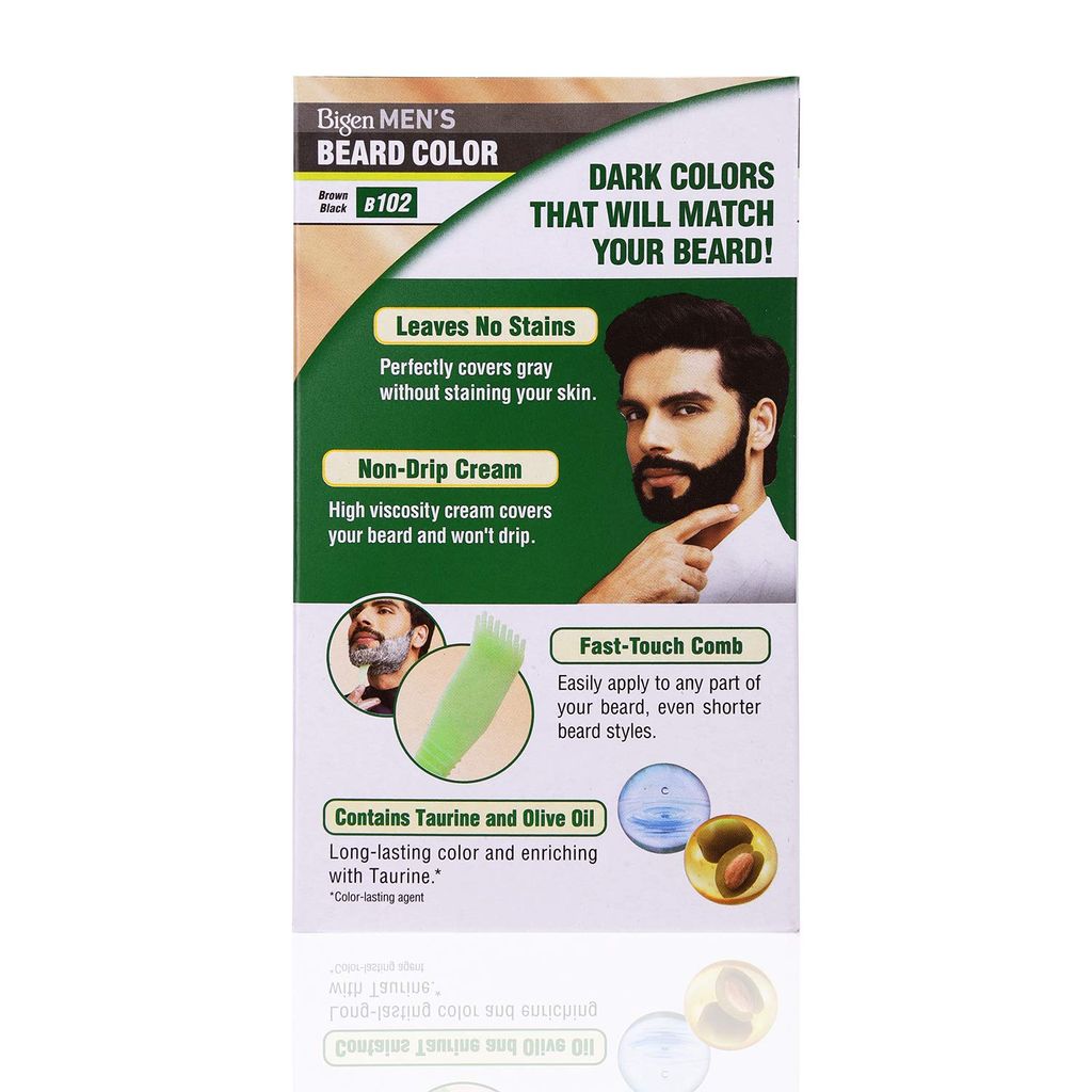 Bigen Men's Beard Color, 40g - Brownish Black B102