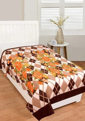 Printed Fleece AC Blanket Single Bed