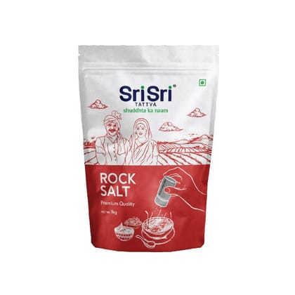 Sri Sri Tattva Rock Salt - Premium Quality, 1kg