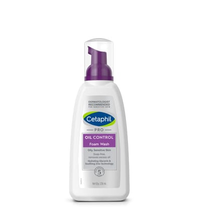 Cetaphil Pro Oil Control Foam Face Wash For Acne & Oily Prone Skin (236ml) Cetaphil Pro Oil Control Foam Face Wash For Acne & Oily Prone Skin (236ml)