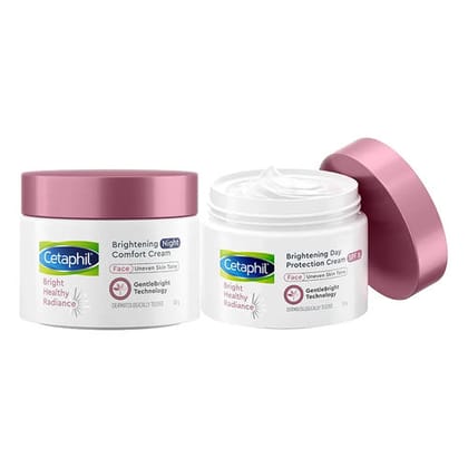 Cetaphil Bright Healthy Radiance Day And Night Cream (50 gm each) Pack of 2 Cetaphil Bright Healthy Radiance Day And Night Cream (50 gm each) Pack of 2