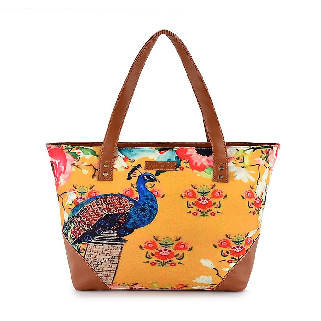 Lychee bags Women Canvas Print Tote Bag - Handbags | Buy online on ZillyBuy