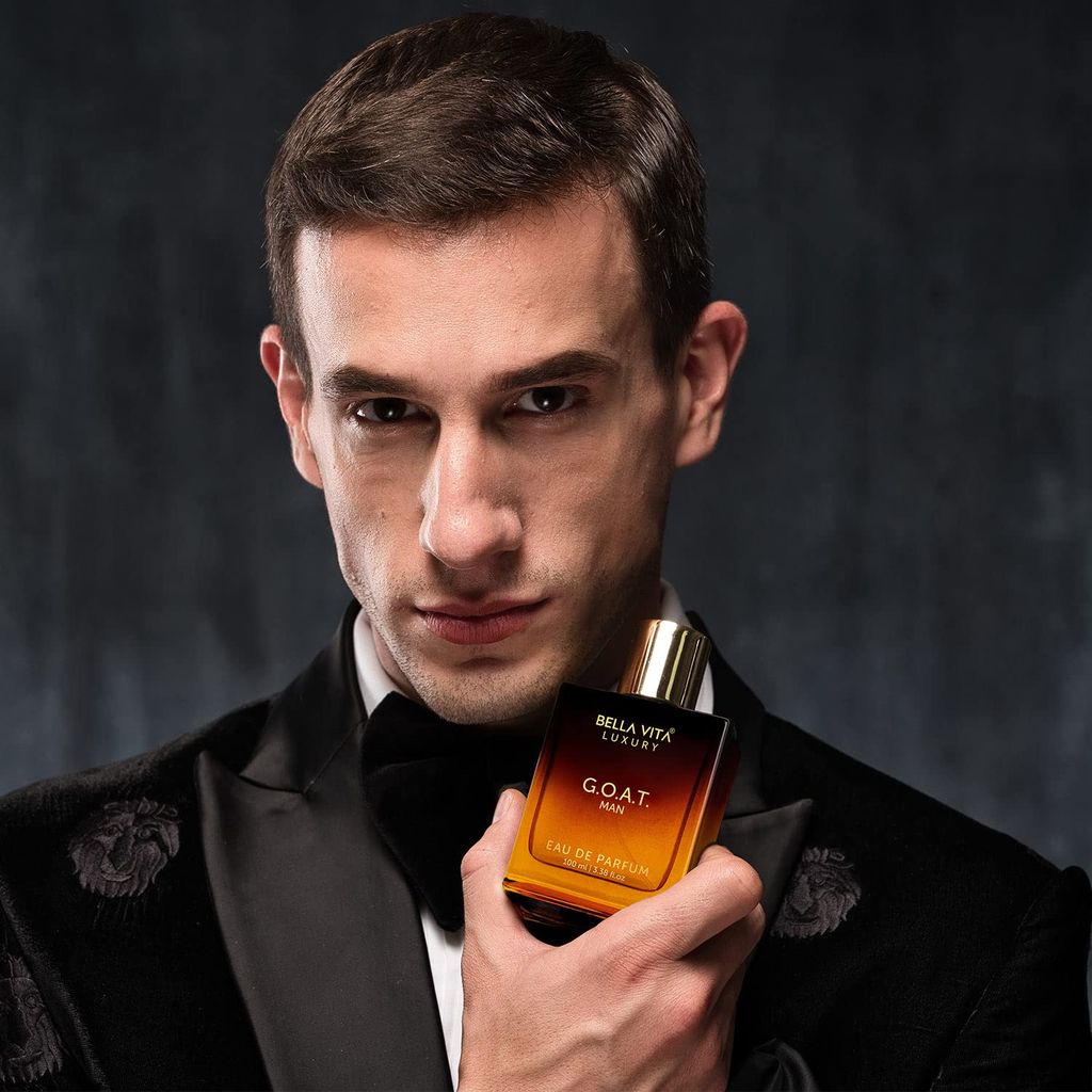 Bella Vita Luxury GOAT Eau De Parfum Perfume for Men with Bergamot, Lavender & Patchouli|Woody & Oriental Long Lasting EDP Fragrance Scent, 100 Ml